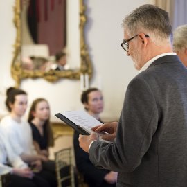 Claire LEGRAS és családja, Tüskés Anna irodalomtörténész, Rubold Ödön színművész.